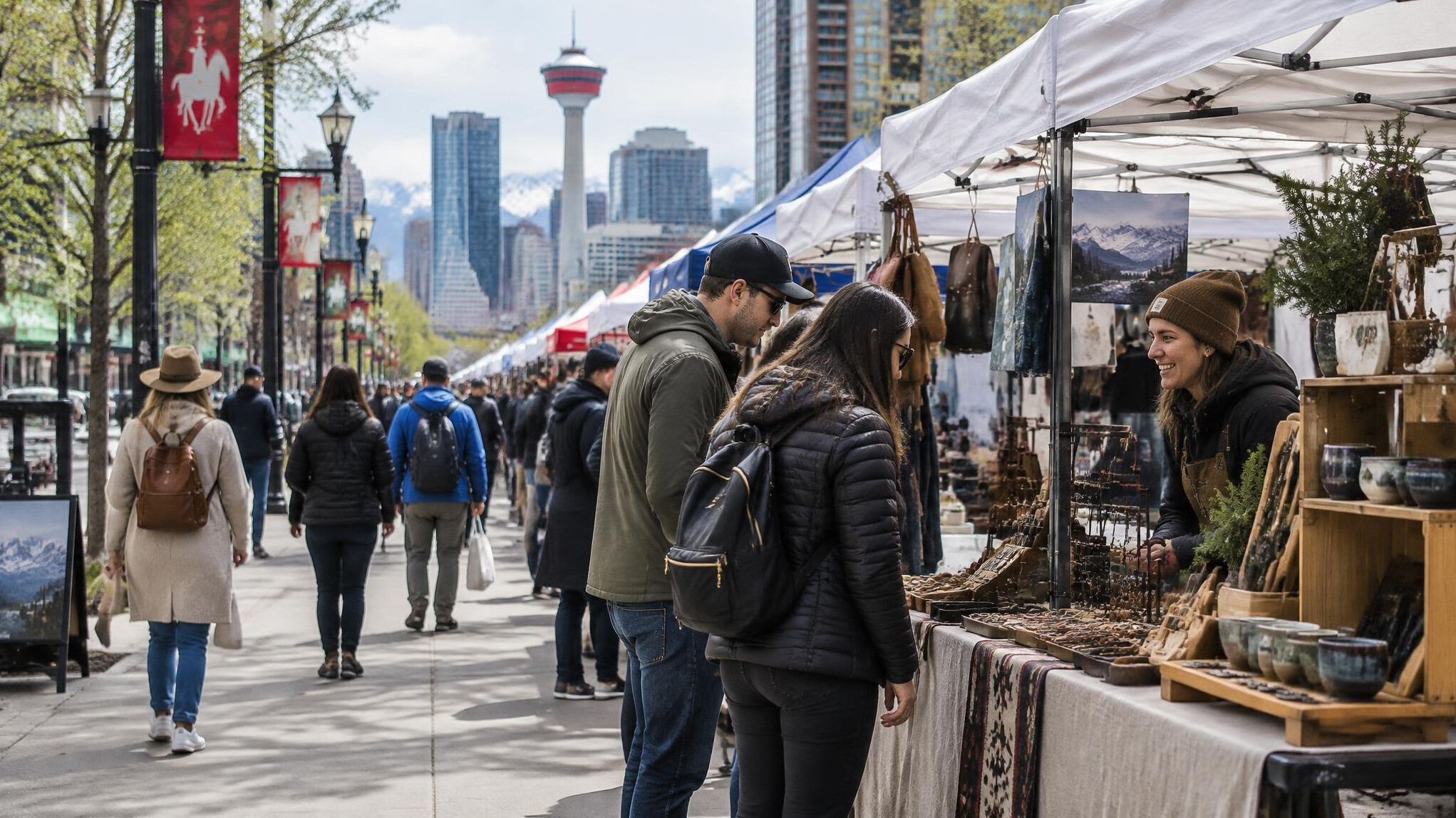 street market in calgary
