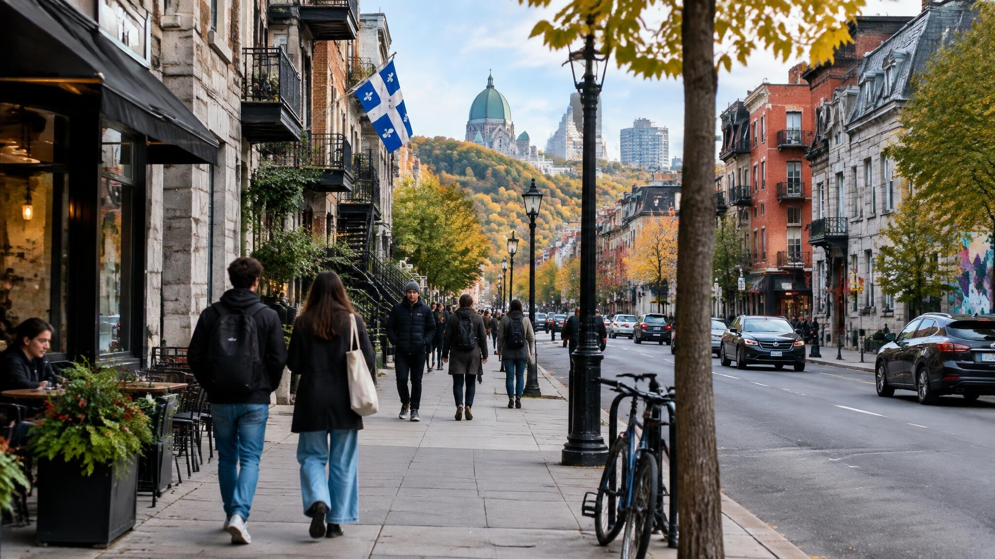 montreal street scene